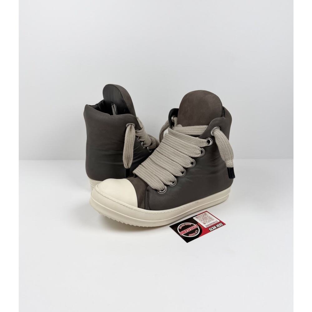 Size 9.5US - Rick Owens Padded Jumbo Lace Ramon Dark Dust